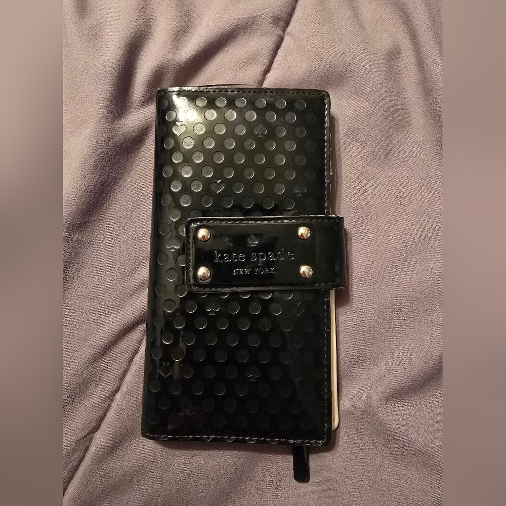 Kate Spade Polka Dot Black Wallet